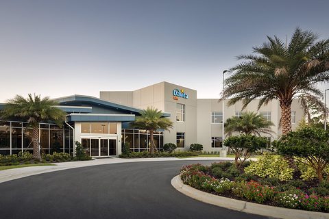 Entrance to the DaVita laboratory campus in DeLand, Florida